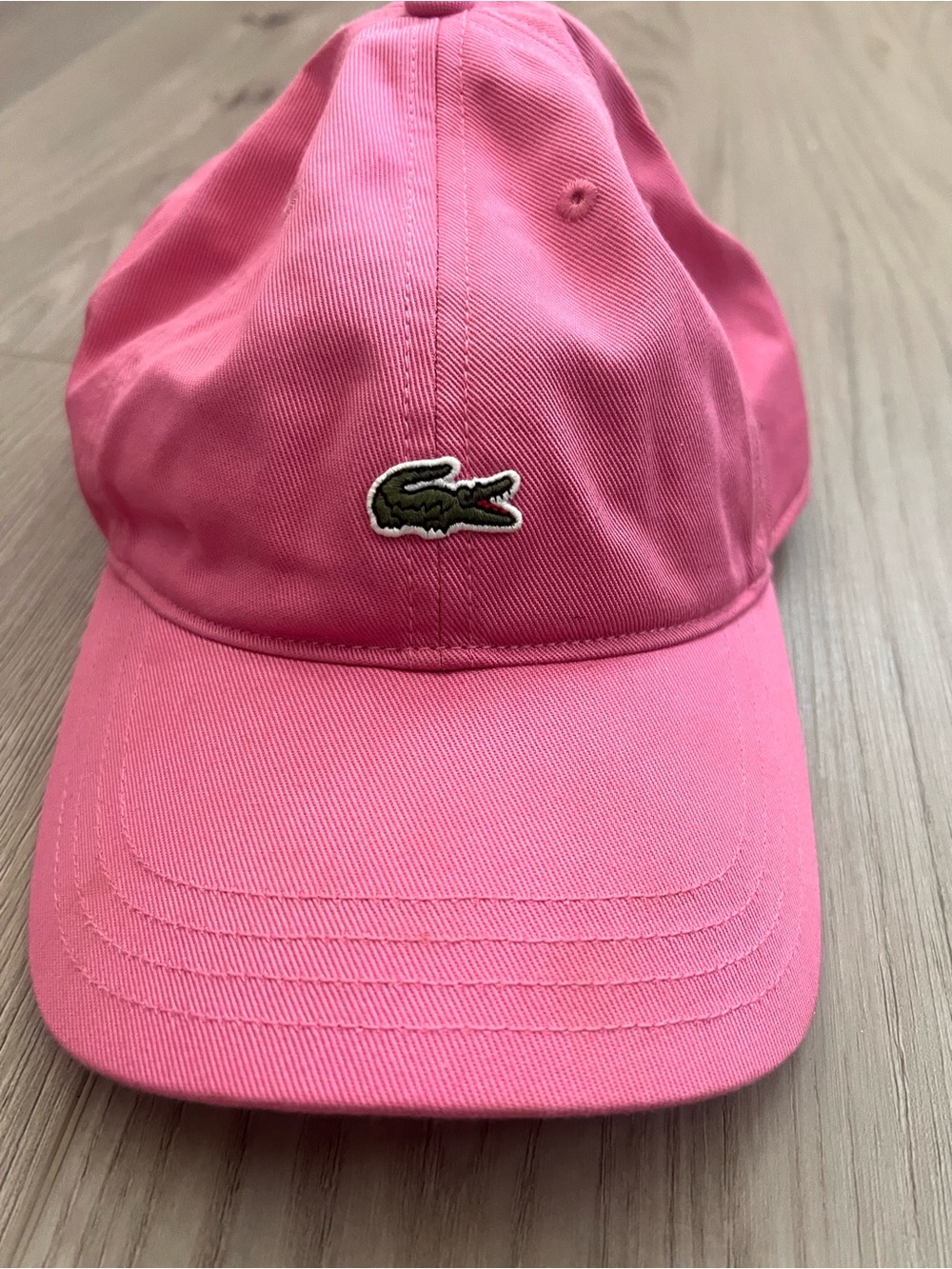 Lacoste Pink Logo Interior Baseball Cap
